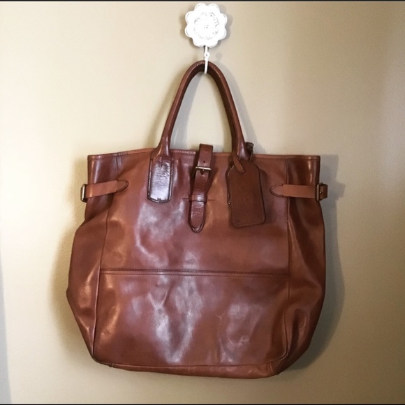 ralph lauren leather bag mens